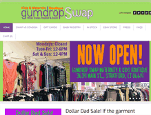 Tablet Screenshot of gumdropswap.com